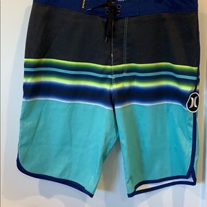 Never worn gorgeous Hurley board shorts